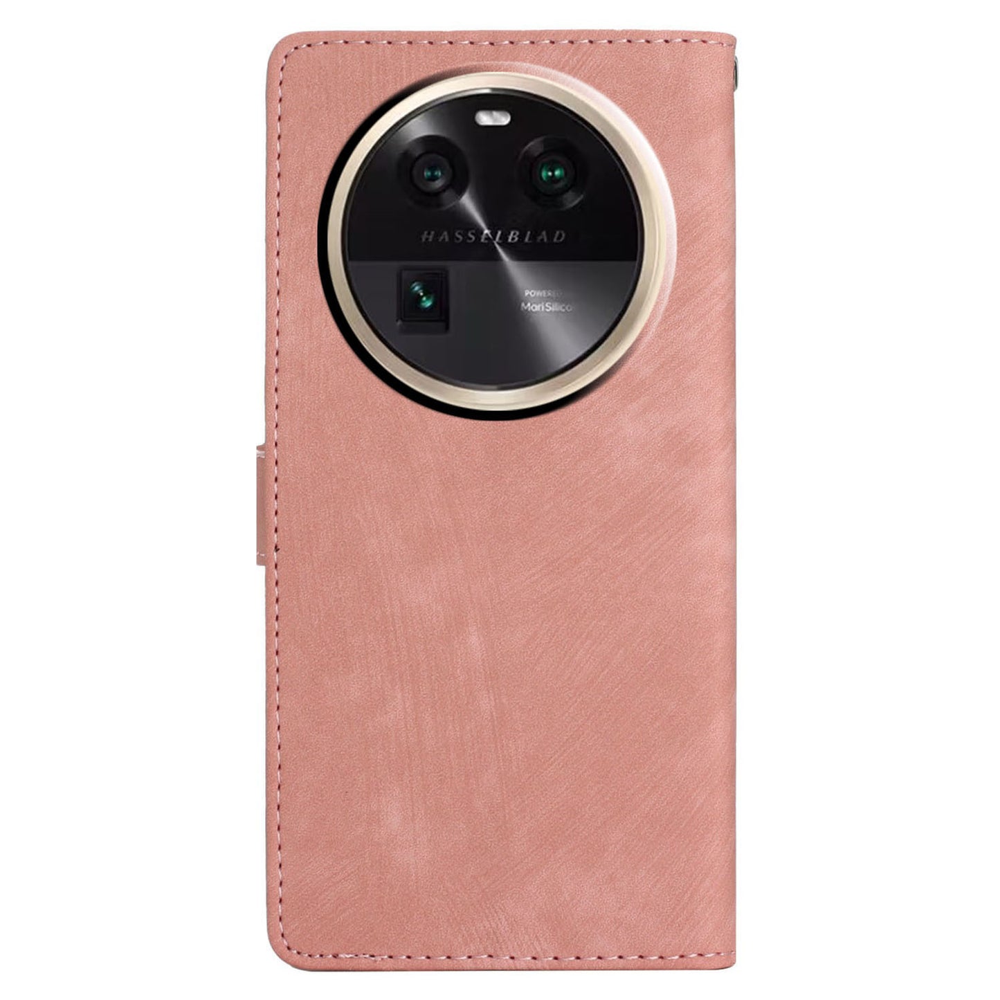 For Oppo Find X6 Pro Anti-drop PU Leather Wallet Case Stand Skin-touch Cell Phone Cover