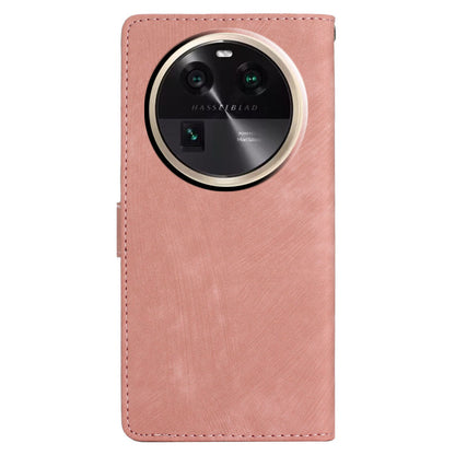 For Oppo Find X6 Pro Anti-drop PU Leather Wallet Case Stand Skin-touch Cell Phone Cover