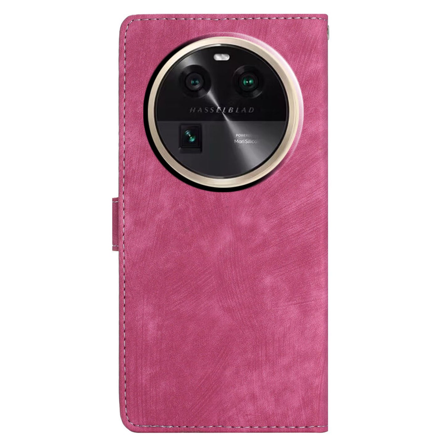 For Oppo Find X6 Pro Anti-drop PU Leather Wallet Case Stand Skin-touch Cell Phone Cover