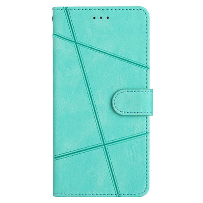 For Xiaomi Redmi 12C 4G Imprinted Lines Wallet Leather Phone Case Crazy Horse Texture Stand Cover