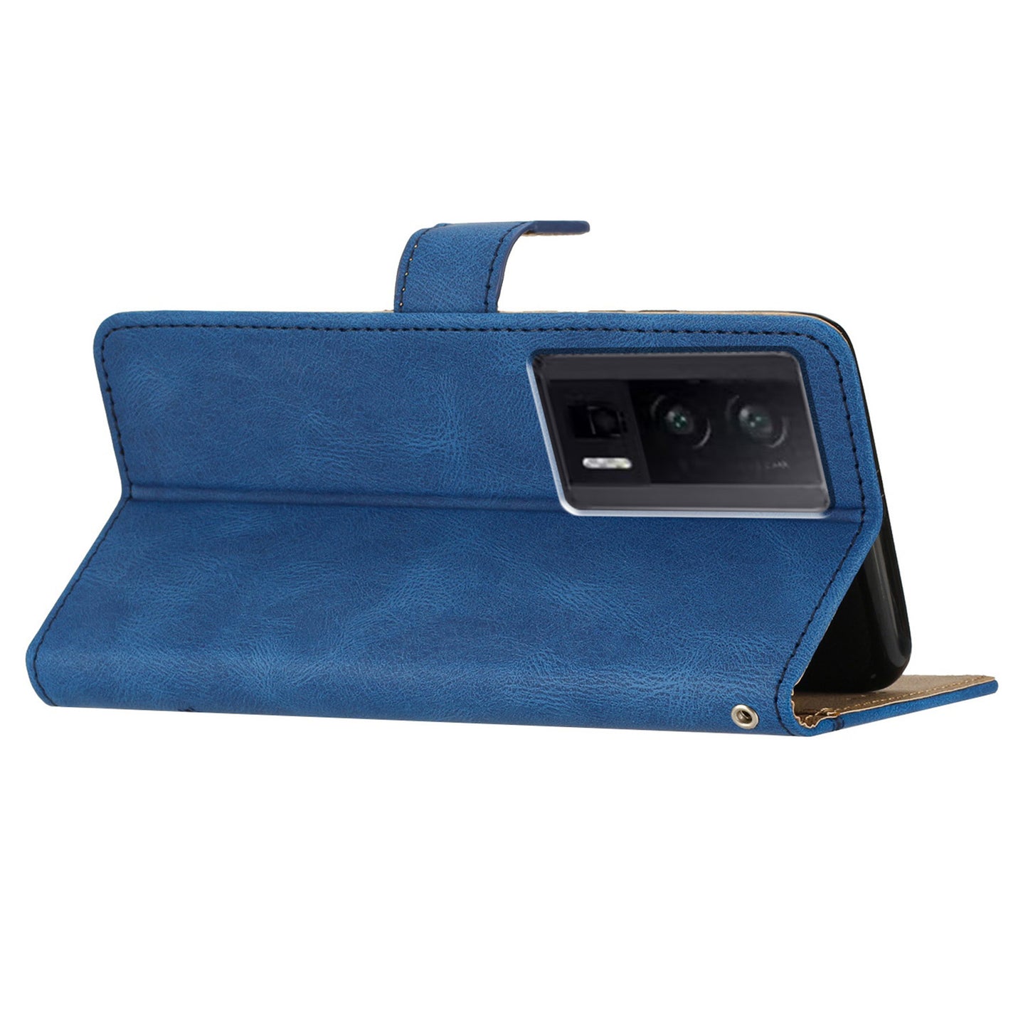 Stand Cover for Xiaomi Redmi K60 5G / K60 Pro 5G / Poco F5 Pro 5G Wallet Leather Phone Case Crazy Horse Texture Imprinted Lines Shell