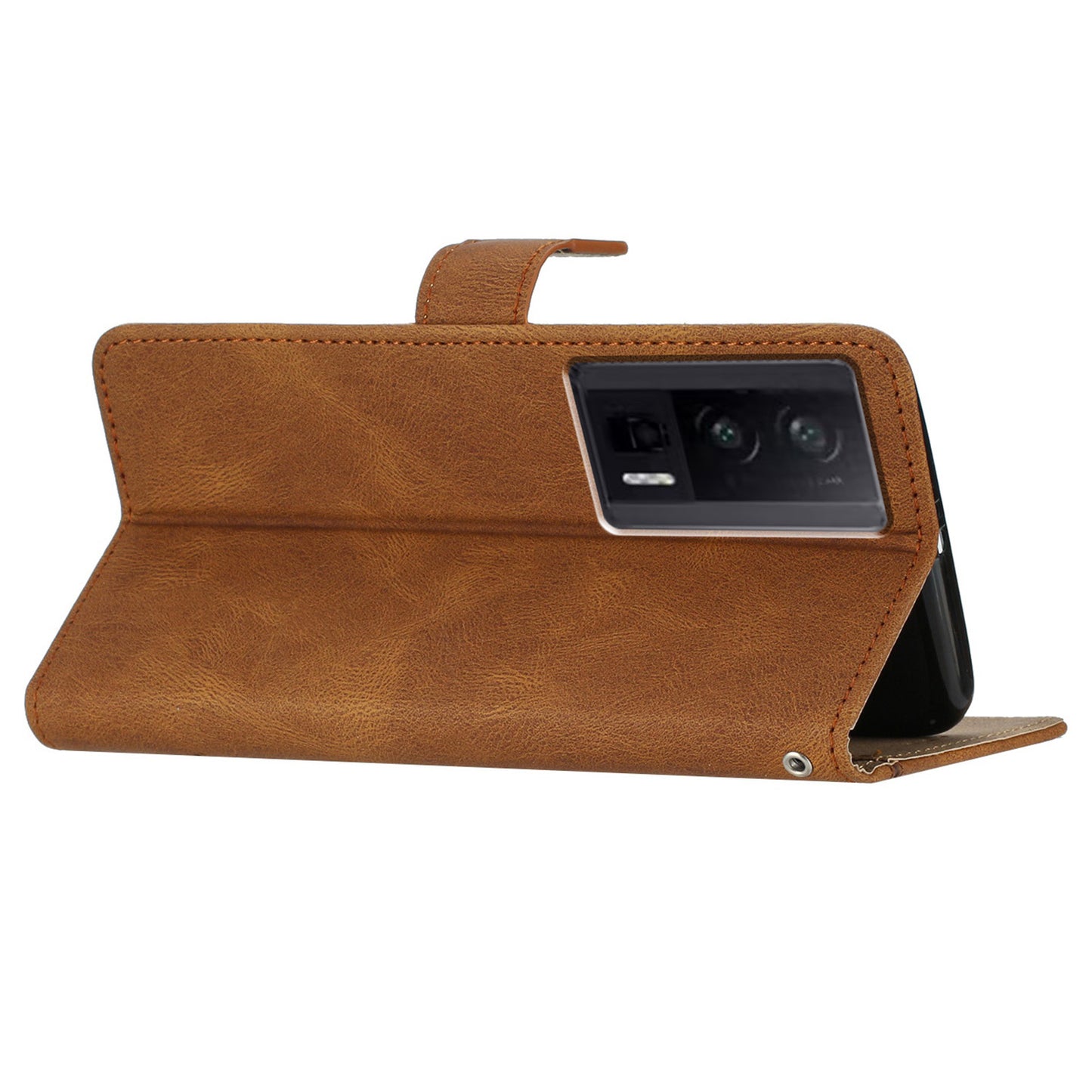 Stand Cover for Xiaomi Redmi K60 5G / K60 Pro 5G / Poco F5 Pro 5G Wallet Leather Phone Case Crazy Horse Texture Imprinted Lines Shell