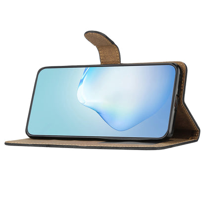 Stand Cover for OnePlus Nord CE 3 Lite 5G / Nord N30 5G Leather Phone Wallet Case Crazy Horse Texture Imprinted Lines Shell