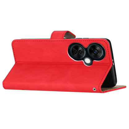 Stand Cover for OnePlus Nord CE 3 Lite 5G / Nord N30 5G Leather Phone Wallet Case Crazy Horse Texture Imprinted Lines Shell