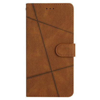 Stand Cover for Oppo Find X6 Pro Anti-drop Wallet Leather Phone Case Crazy Horse Texture Imprinted Lines Shell