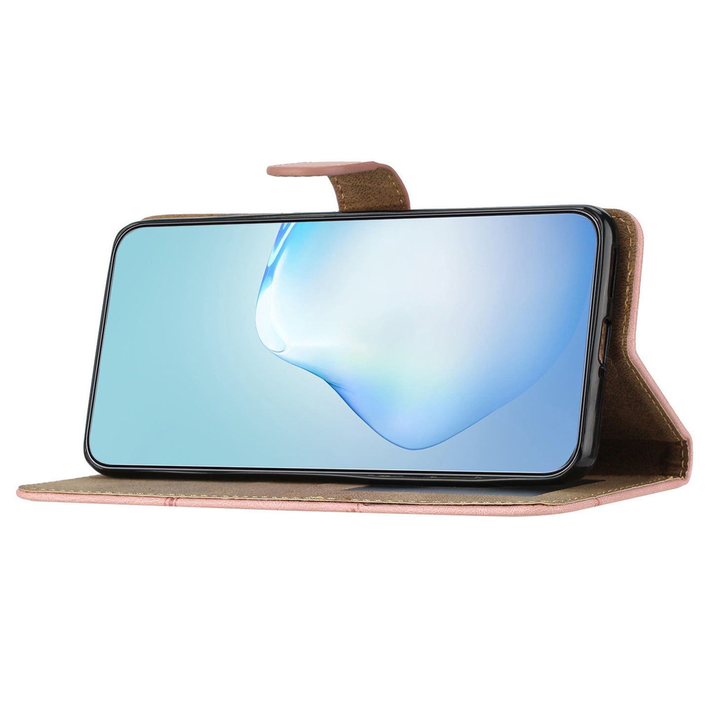 Stand Cover for Oppo Find X6 Pro Anti-drop Wallet Leather Phone Case Crazy Horse Texture Imprinted Lines Shell