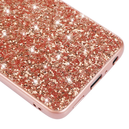 For OnePlus Nord CE 3 5G Shiny Glitter Sequins Protective Cover Electroplating TPU Frame Hard PC Phone Case