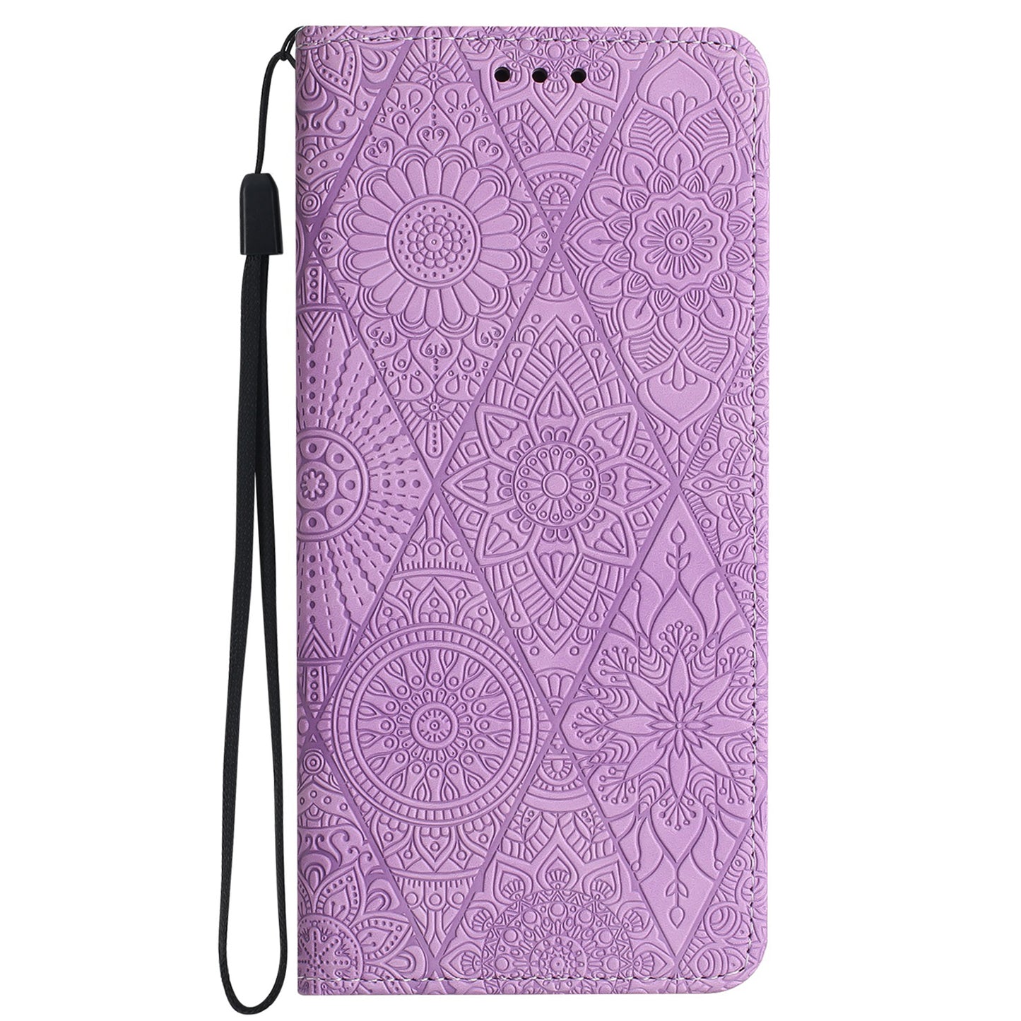 For Samsung Galaxy A34 5G Magnetic Shell Imprinted PU Leather Phone Case Wallet Stand Cover
