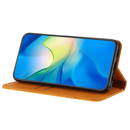 For Samsung Galaxy A34 5G Magnetic Shell Imprinted PU Leather Phone Case Wallet Stand Cover