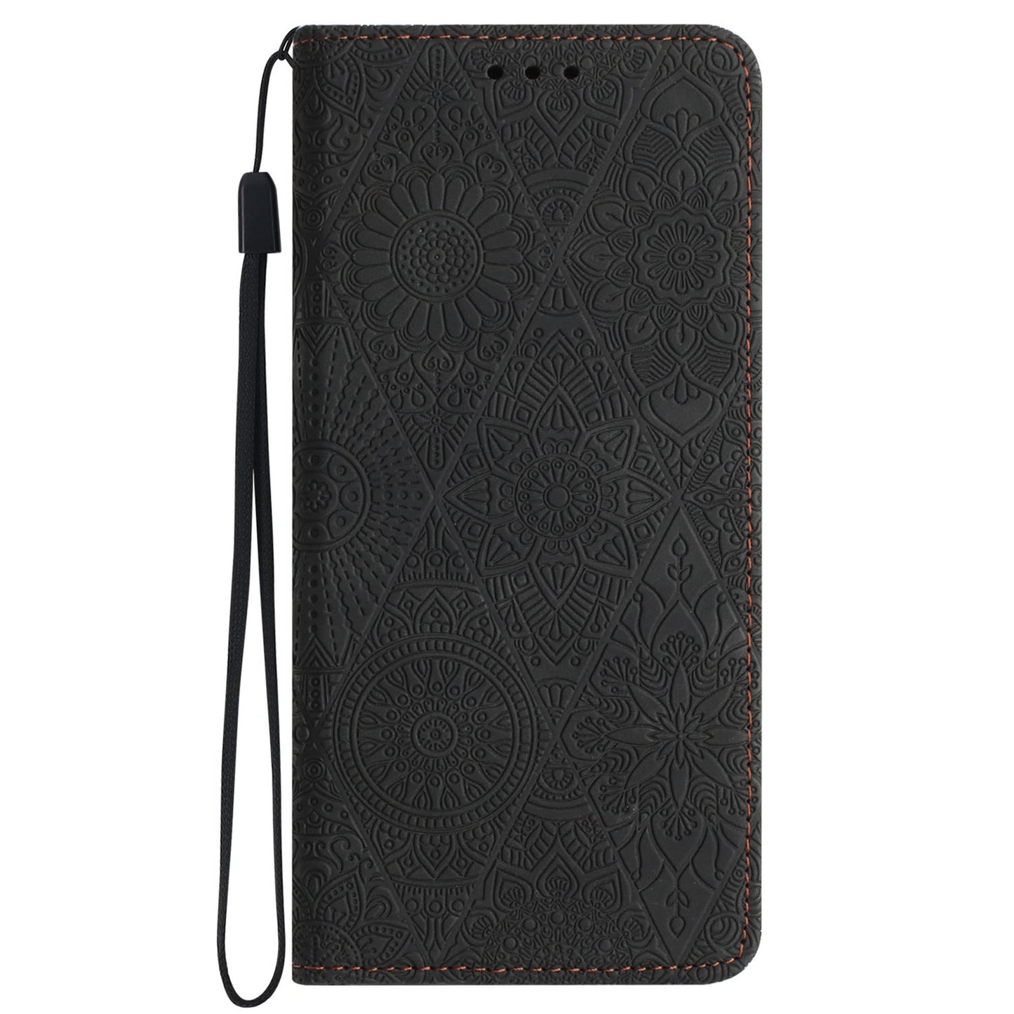 Wallet Stand Cover for Samsung Galaxy A24 4G Magnetic Adsorption Imprinted PU Leather Phone Case