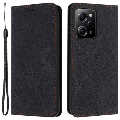 For Xiaomi Redmi Note 12 Pro 5G / 12 Pro Speed 5G / Poco X5 Pro 5G Imprinted PU Leather Phone Case Wallet Stand Cover