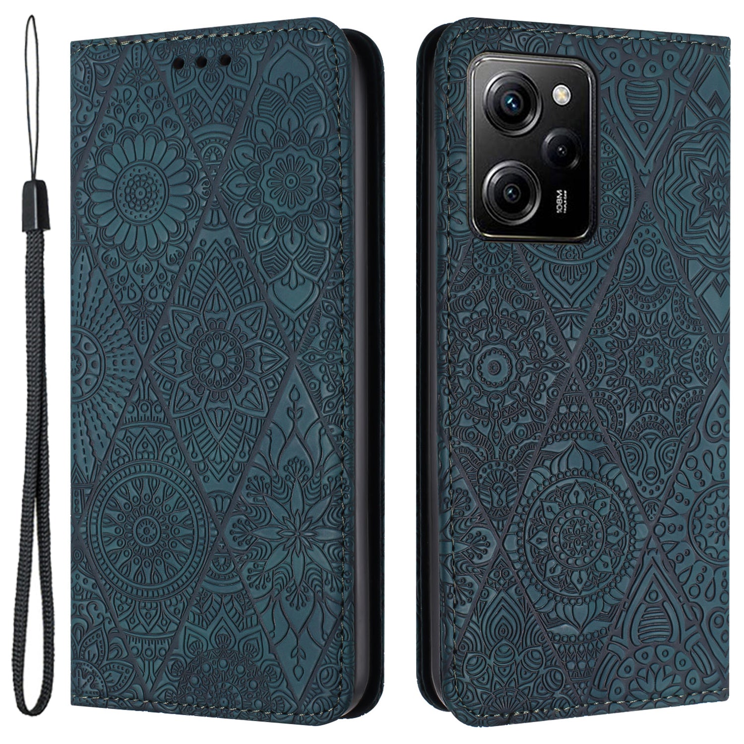 For Xiaomi Redmi Note 12 Pro 5G / 12 Pro Speed 5G / Poco X5 Pro 5G Imprinted PU Leather Phone Case Wallet Stand Cover