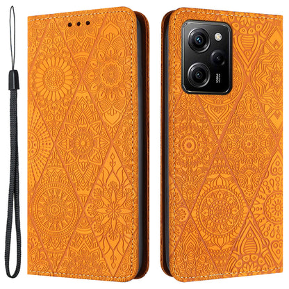 For Xiaomi Redmi Note 12 Pro 5G / 12 Pro Speed 5G / Poco X5 Pro 5G Imprinted PU Leather Phone Case Wallet Stand Cover