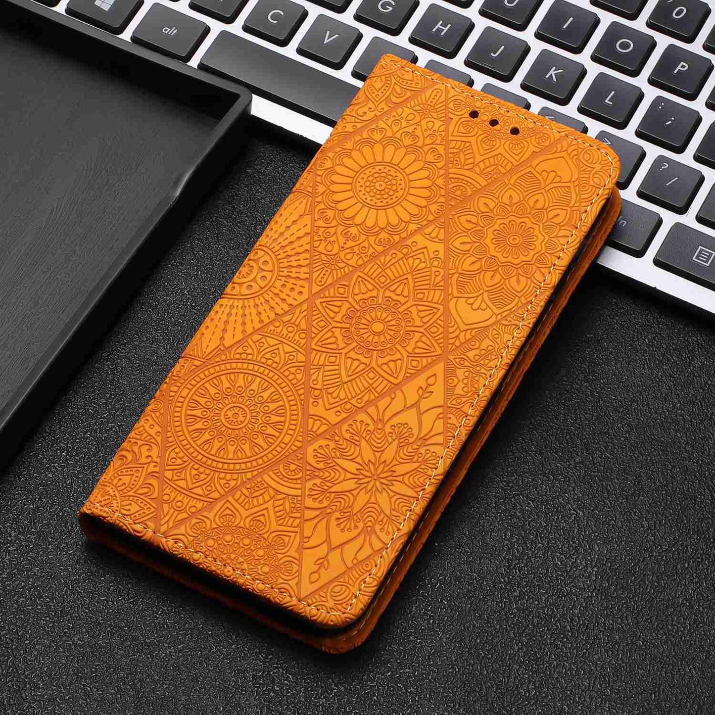 For Xiaomi Redmi Note 12 4G Anti-drop Imprinted PU Leather Phone Case Wallet Stand Cover