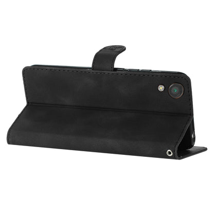 For Sony Xperia L1 Flower Imprint Cover Leather Wallet Stand Shockproof Cell Phone Case