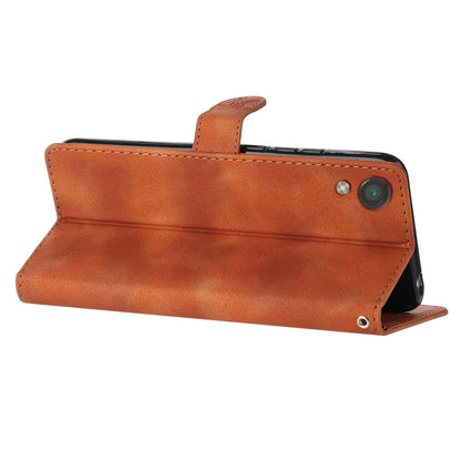 For Sony Xperia L1 Flower Imprint Cover Leather Wallet Stand Shockproof Cell Phone Case