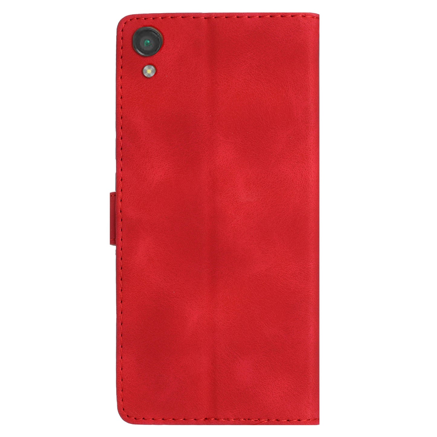 For Sony Xperia L1 Flower Imprint Cover Leather Wallet Stand Shockproof Cell Phone Case