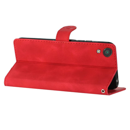 For Sony Xperia L1 Flower Imprint Cover Leather Wallet Stand Shockproof Cell Phone Case