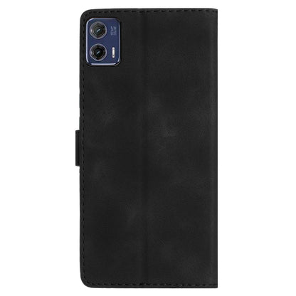 For Motorola Moto G73 5G Anti-Dust Leather Wallet Phone Case Stand Shockproof Imprinted Flower Cover Phone Case