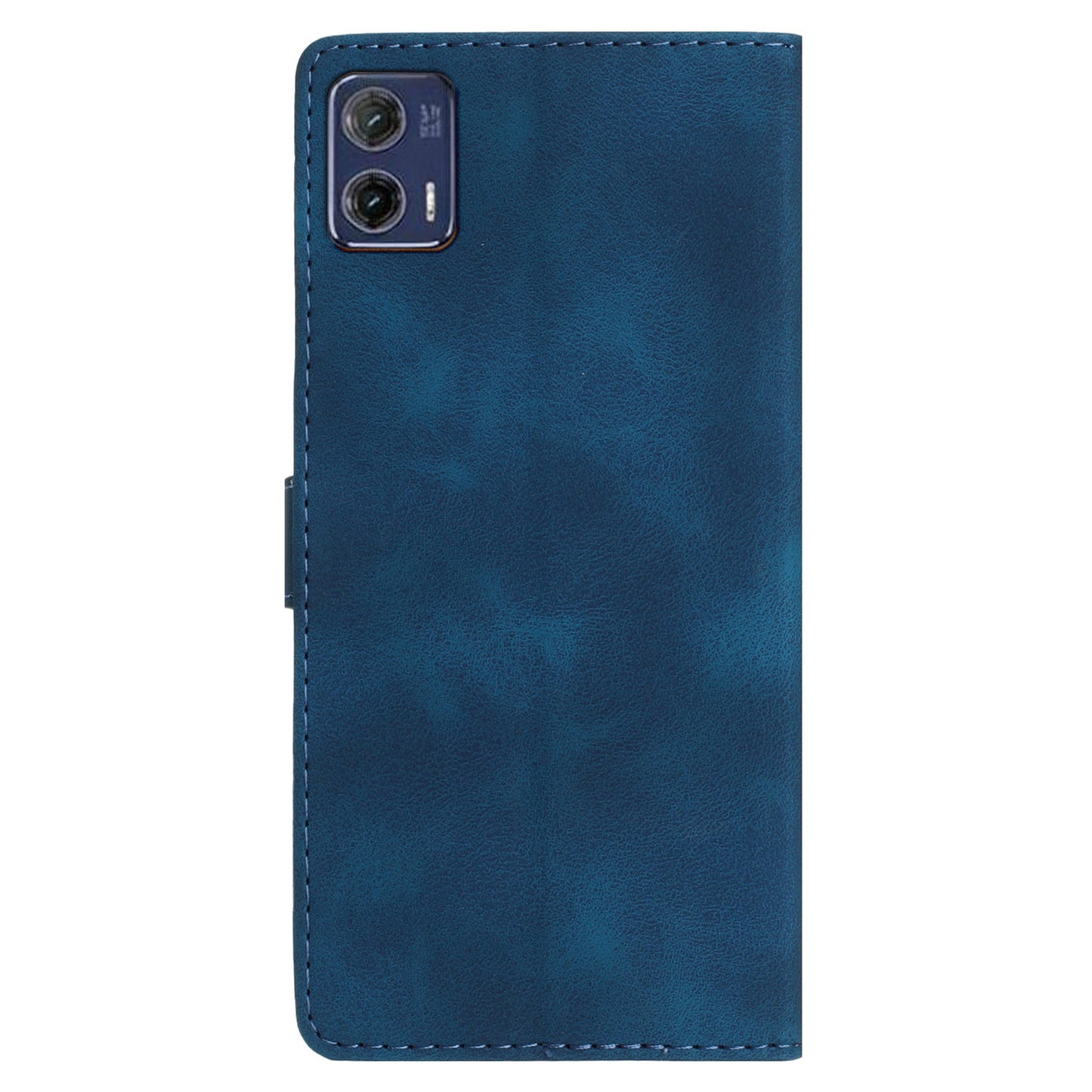 For Motorola Moto G73 5G Anti-Dust Leather Wallet Phone Case Stand Shockproof Imprinted Flower Cover Phone Case