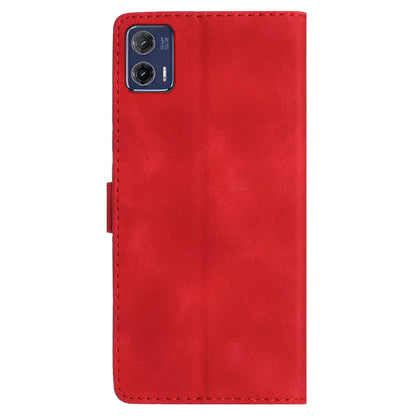 For Motorola Moto G73 5G Anti-Dust Leather Wallet Phone Case Stand Shockproof Imprinted Flower Cover Phone Case