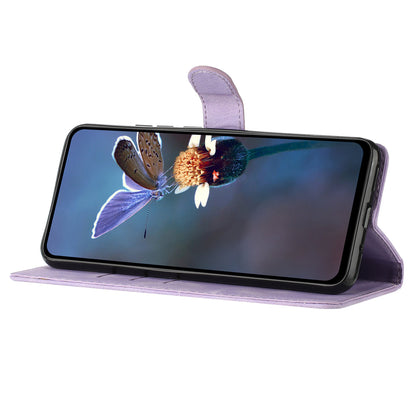 For Huawei P30 Lite / P30 Lite New Edition / nova 4e Phone Cover Imprinted Flower Wallet Stand Shockproof Leather Phone Case