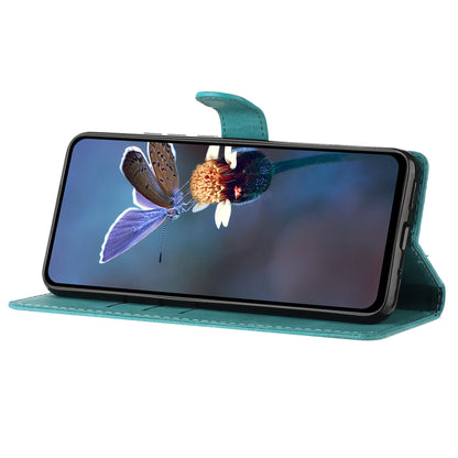 For Huawei P30 Lite / P30 Lite New Edition / nova 4e Phone Cover Imprinted Flower Wallet Stand Shockproof Leather Phone Case
