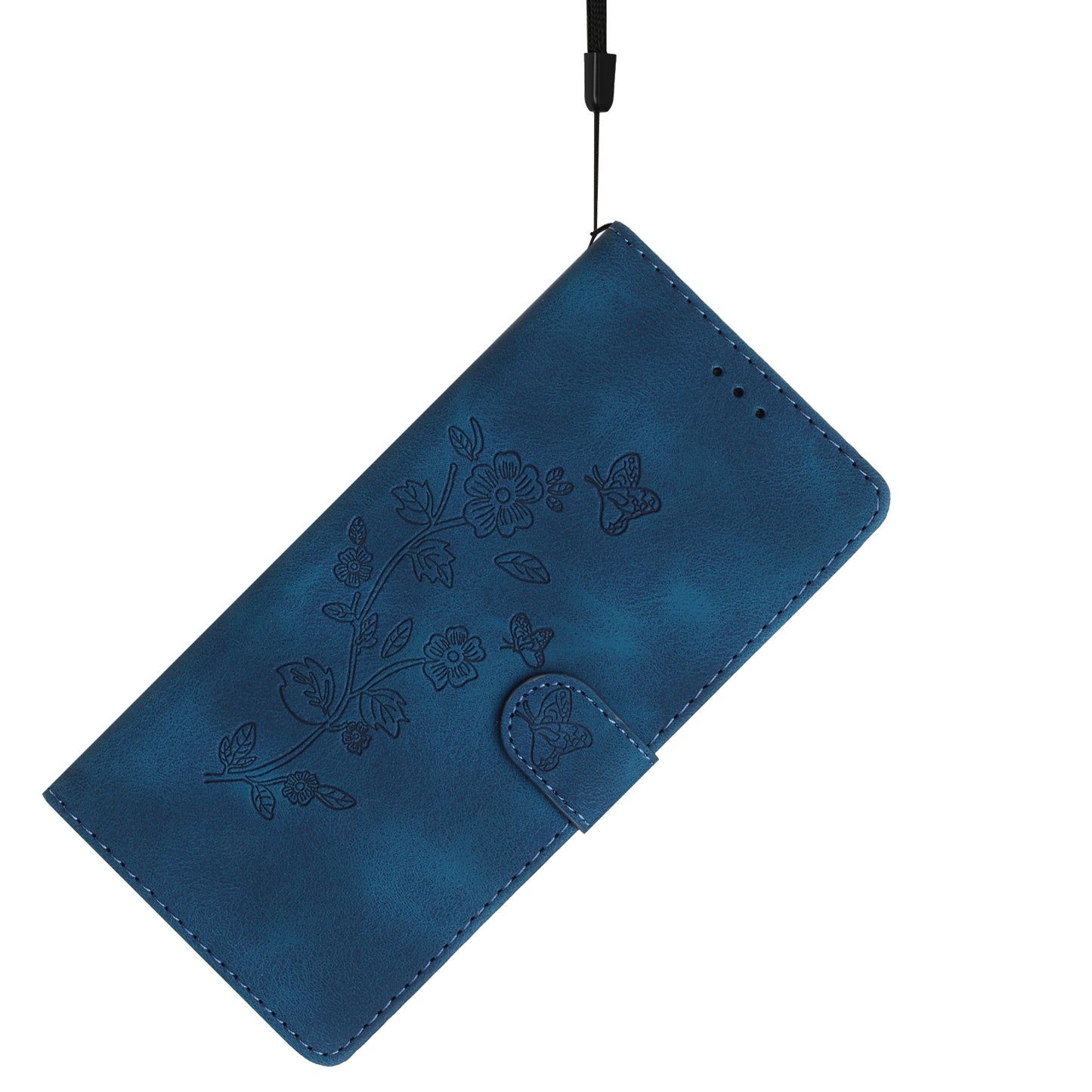 For Huawei P30 Lite / P30 Lite New Edition / nova 4e Phone Cover Imprinted Flower Wallet Stand Shockproof Leather Phone Case
