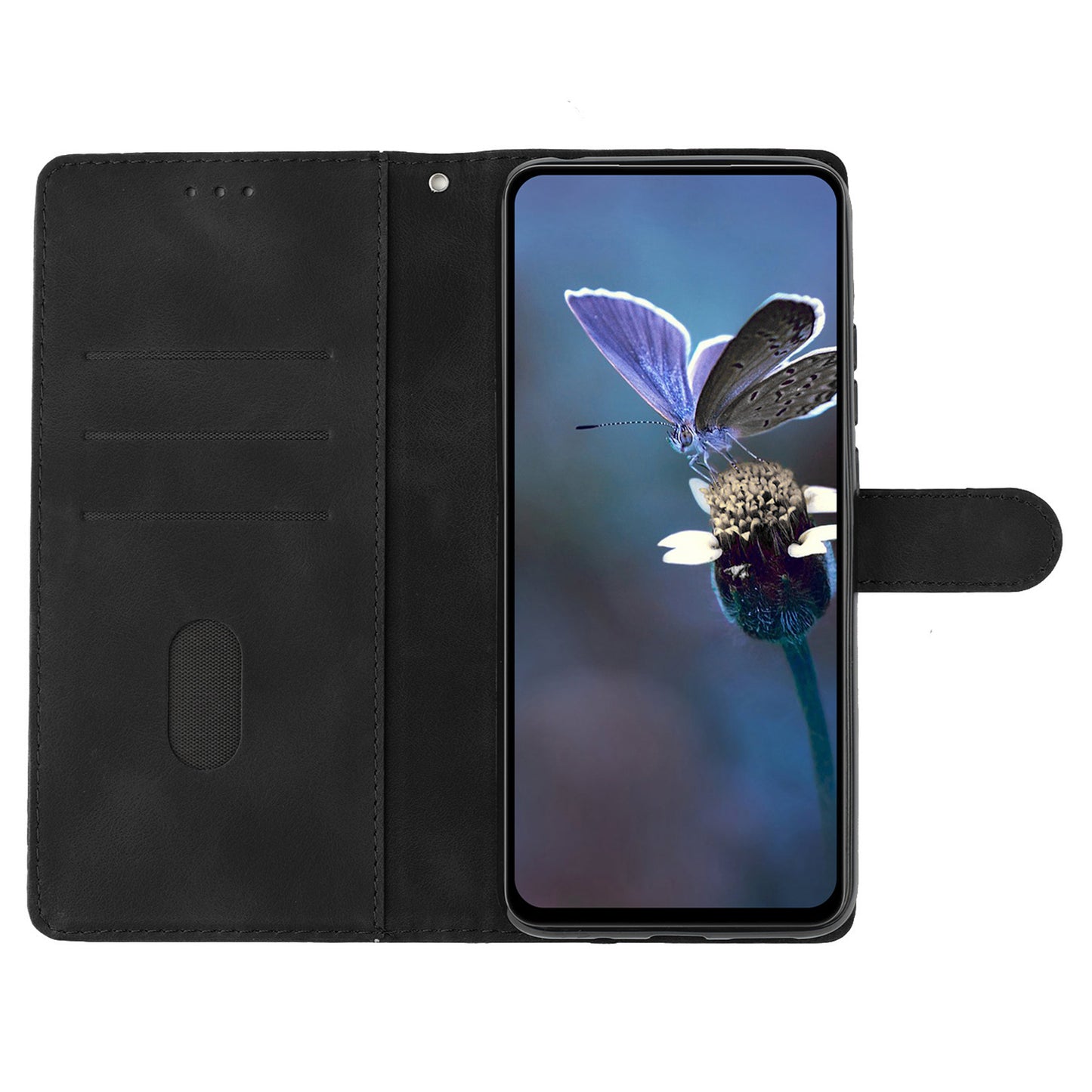 For Huawei P30 Lite / P30 Lite New Edition / nova 4e Phone Cover Imprinted Flower Wallet Stand Shockproof Leather Phone Case