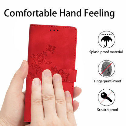 For Huawei P30 Lite / P30 Lite New Edition / nova 4e Phone Cover Imprinted Flower Wallet Stand Shockproof Leather Phone Case