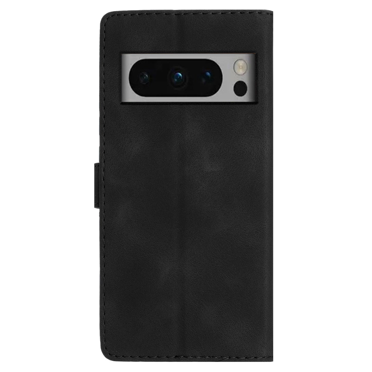 For Google Pixel 8 Pro Shockproof Smartphone Case Imprinted Flower Leather Stand Phone Cover Wallet