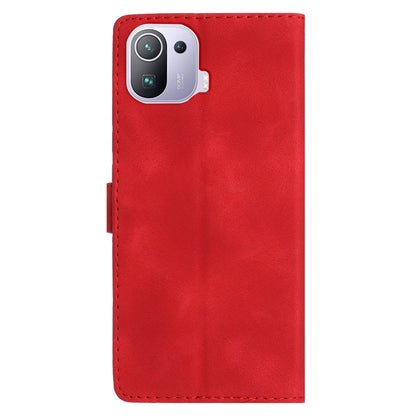 Imprinted Flower Phone Case for Xiaomi Mi 11 Pro , Shockproof Wallet Stand PU Leather Phone Cover