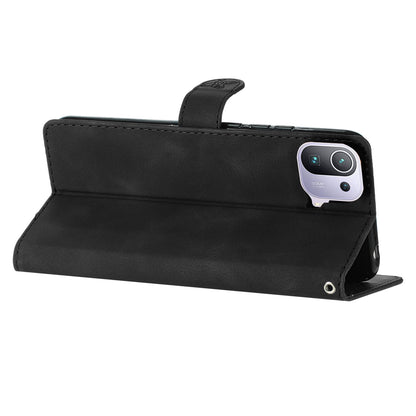 Imprinted Flower Phone Case for Xiaomi Mi 11 Pro , Shockproof Wallet Stand PU Leather Phone Cover