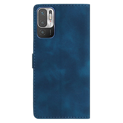 For Xiaomi Redmi Note 10 5G / Redmi Note 10T 5G / Poco M3 Pro 5G / 4G Leather Phone Cover Imprinted Flower Wallet Stand Phone Case