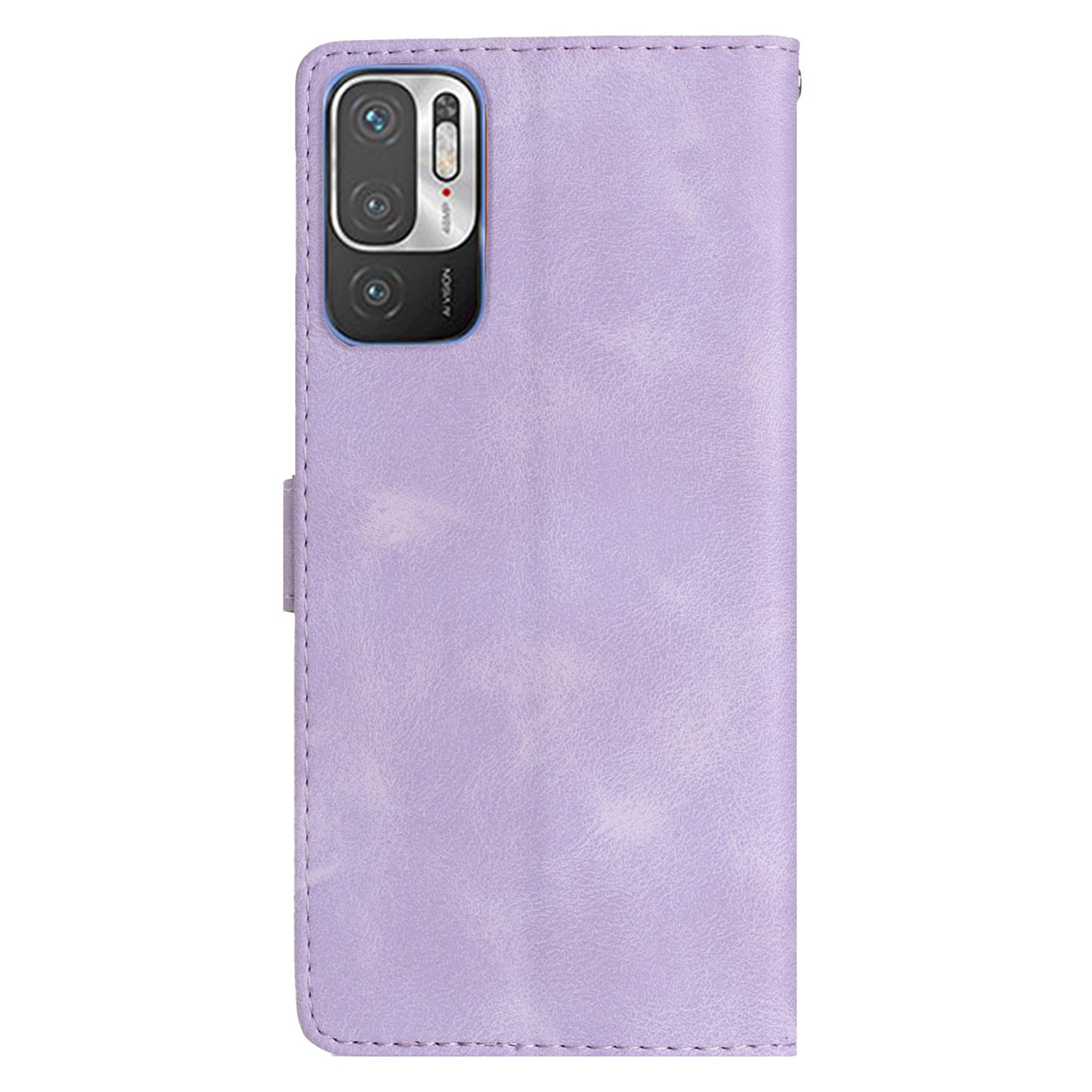 For Xiaomi Redmi Note 10 5G / Redmi Note 10T 5G / Poco M3 Pro 5G / 4G Leather Phone Cover Imprinted Flower Wallet Stand Phone Case