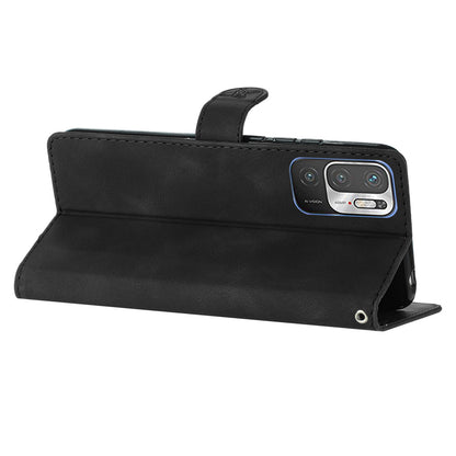 For Xiaomi Redmi Note 10 5G / Redmi Note 10T 5G / Poco M3 Pro 5G / 4G Leather Phone Cover Imprinted Flower Wallet Stand Phone Case