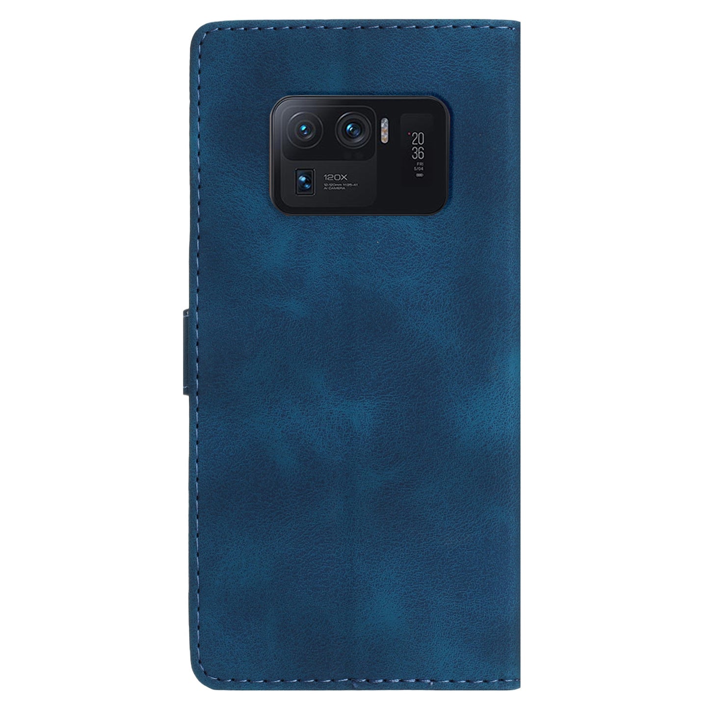 For Xiaomi Mi 11 Ultra Wallet Phone Shell Imprinted Flower Anti-Scratch Leather Mobile Phone Stand Case