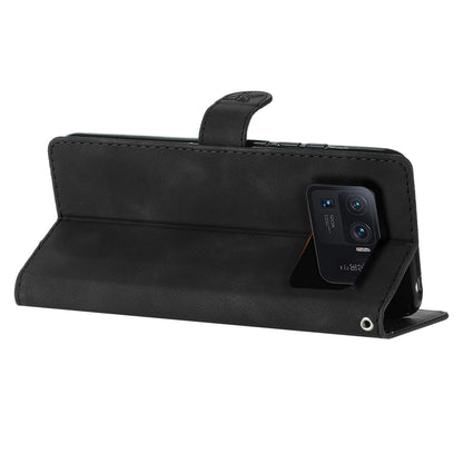 For Xiaomi Mi 11 Ultra Wallet Phone Shell Imprinted Flower Anti-Scratch Leather Mobile Phone Stand Case