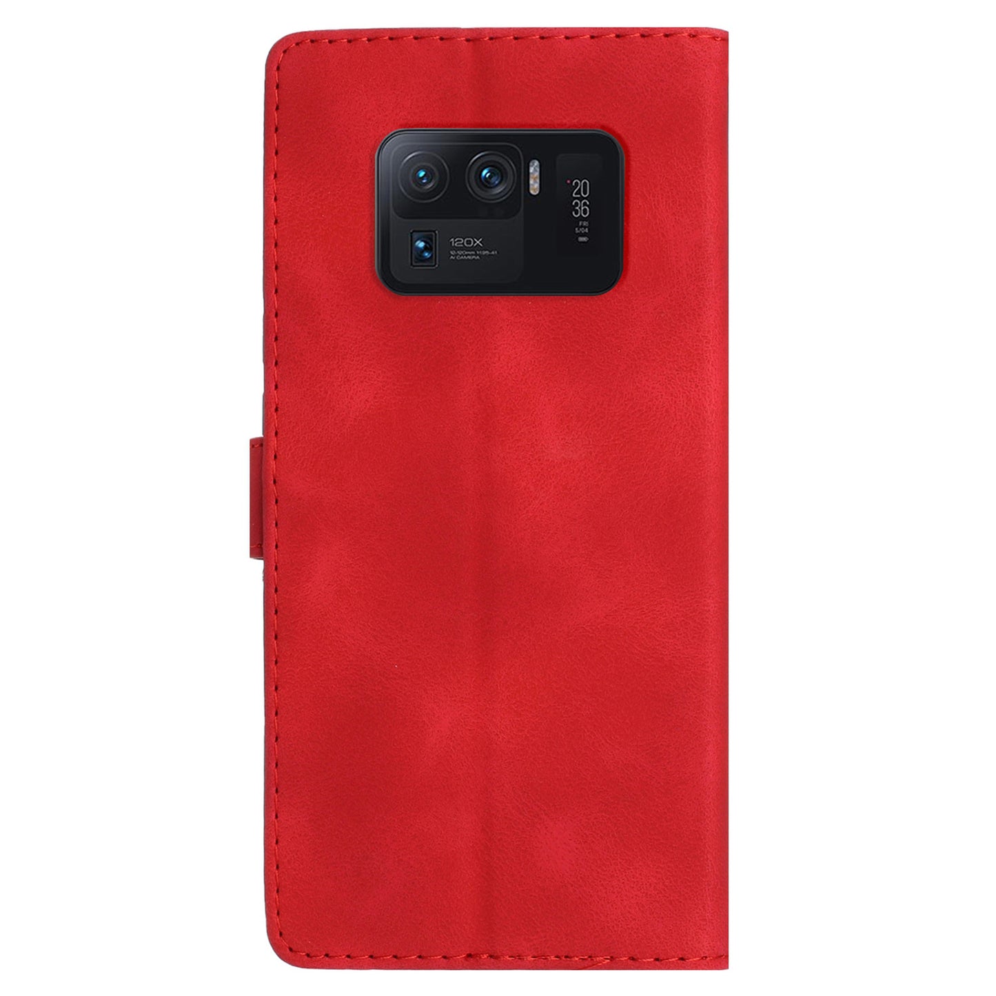 For Xiaomi Mi 11 Ultra Wallet Phone Shell Imprinted Flower Anti-Scratch Leather Mobile Phone Stand Case