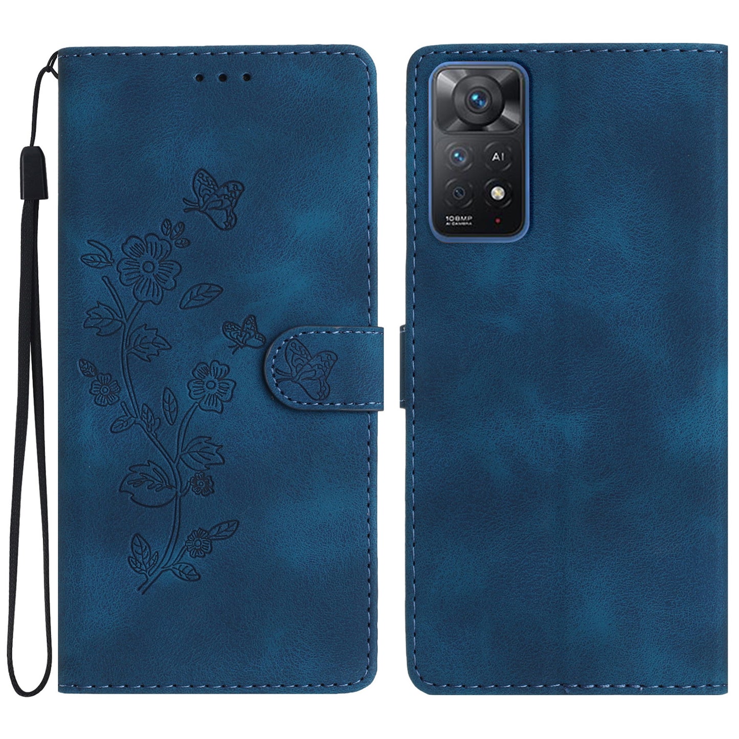 For Xiaomi Redmi Note 11 Pro 5G (Qualcomm) / Note 11 Pro 4G (MediaTek) / Note 12 Pro 4G Leather Case Stand Wallet Phone Cover