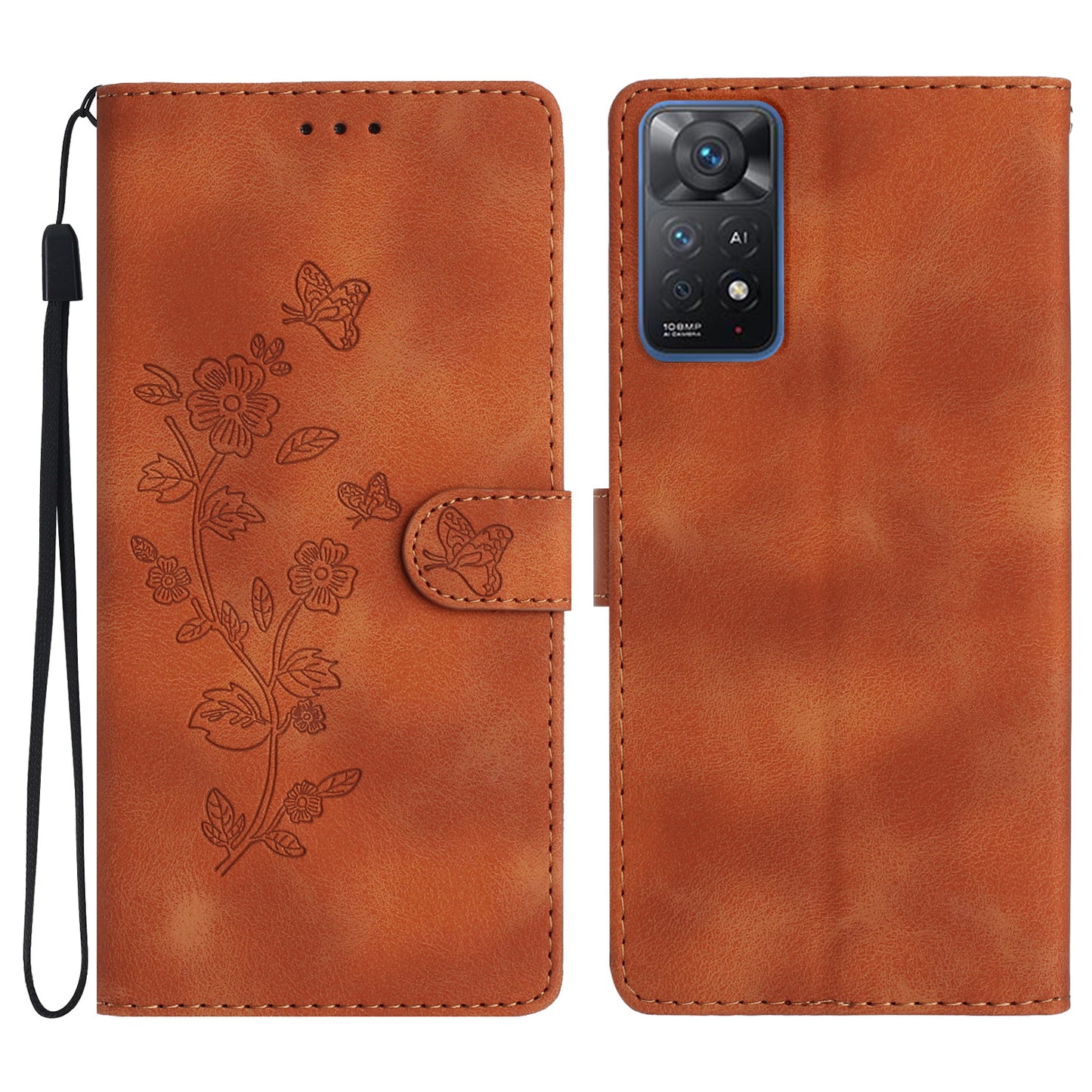 For Xiaomi Redmi Note 11 Pro 5G (Qualcomm) / Note 11 Pro 4G (MediaTek) / Note 12 Pro 4G Leather Case Stand Wallet Phone Cover
