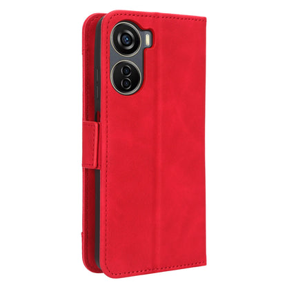 For ZTE Axon 40 Lite PU Leather Case Multiple Card Slots Phone Cover with Stand Wallet