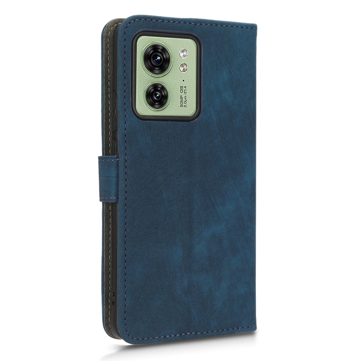 RFID Blocking Wallet Cover for Motorola Edge 40 5G , PU Leather Stand Phone Protective Case with Strap