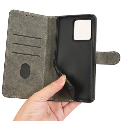 RFID Blocking Wallet Cover for Motorola Edge 40 5G , PU Leather Stand Phone Protective Case with Strap