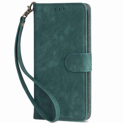 RFID Blocking Wallet Cover for Motorola Edge 40 5G , PU Leather Stand Phone Protective Case with Strap