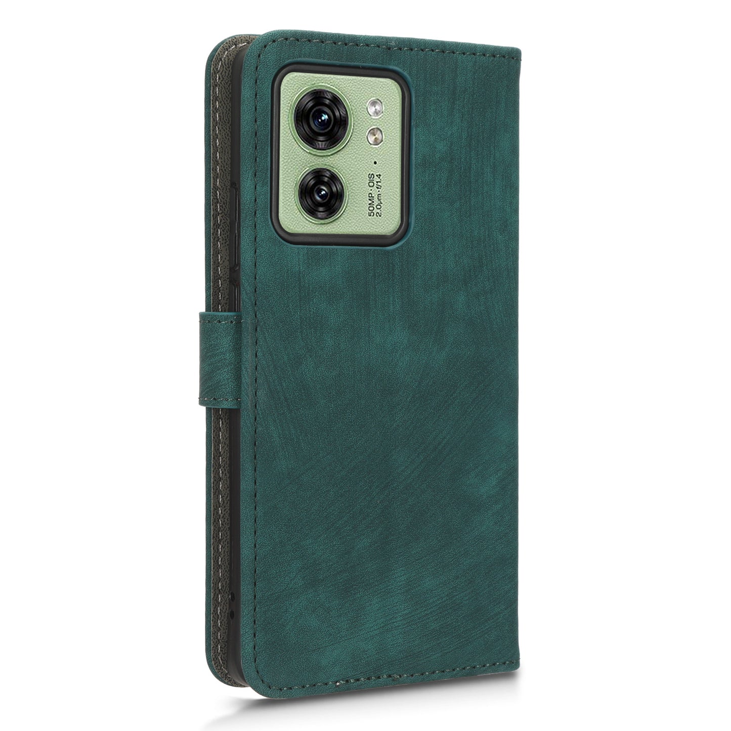 RFID Blocking Wallet Cover for Motorola Edge 40 5G , PU Leather Stand Phone Protective Case with Strap