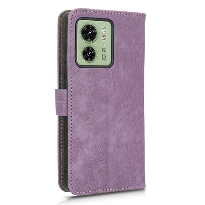 RFID Blocking Wallet Cover for Motorola Edge 40 5G , PU Leather Stand Phone Protective Case with Strap
