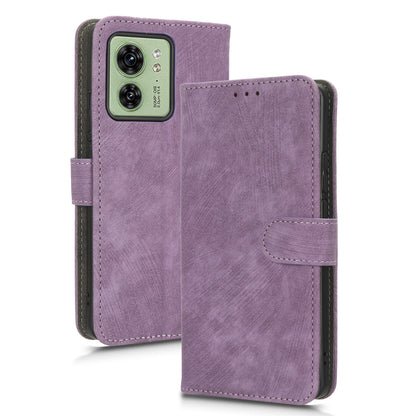 RFID Blocking Wallet Cover for Motorola Edge 40 5G , PU Leather Stand Phone Protective Case with Strap