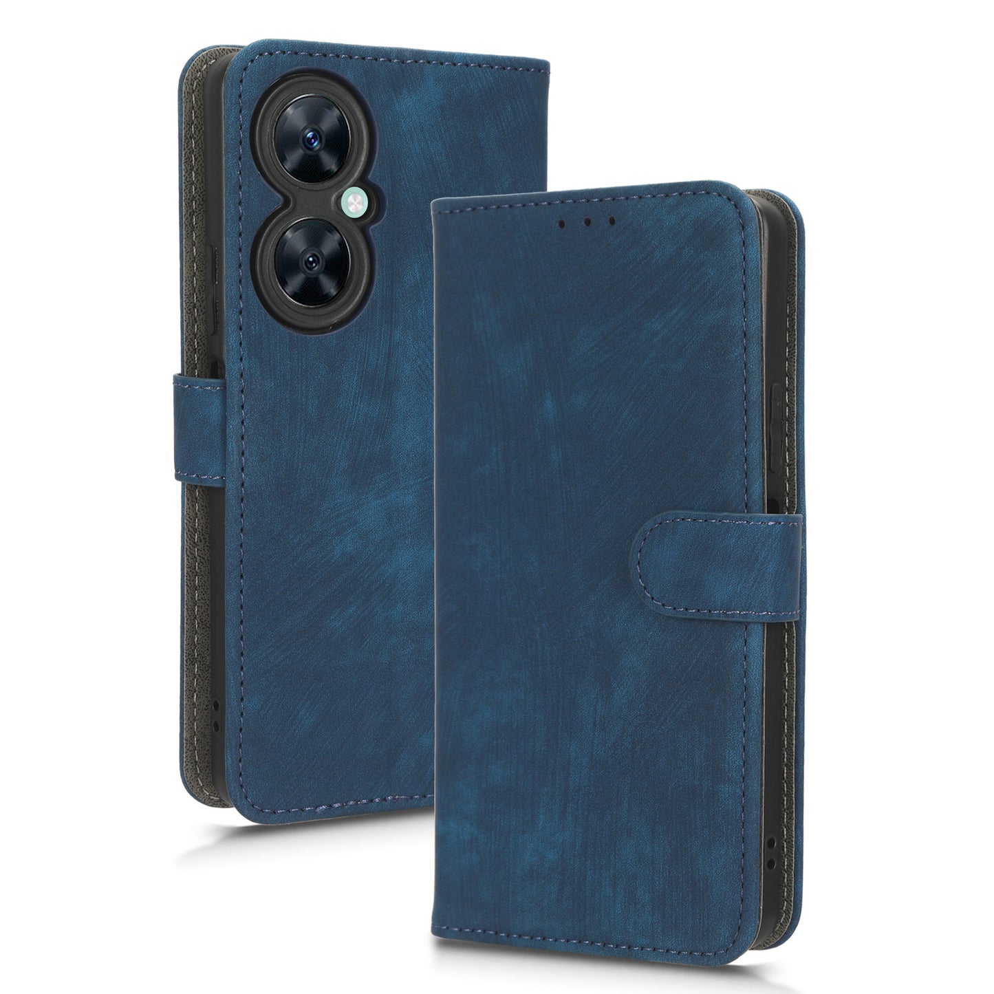 For Huawei Nova 11i / Maimang 20 / Enjoy 60 Pro PU Leather RFID Blocking Wallet Cover Stand Phone Case with Strap