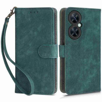 For Huawei Nova 11i / Maimang 20 / Enjoy 60 Pro PU Leather RFID Blocking Wallet Cover Stand Phone Case with Strap